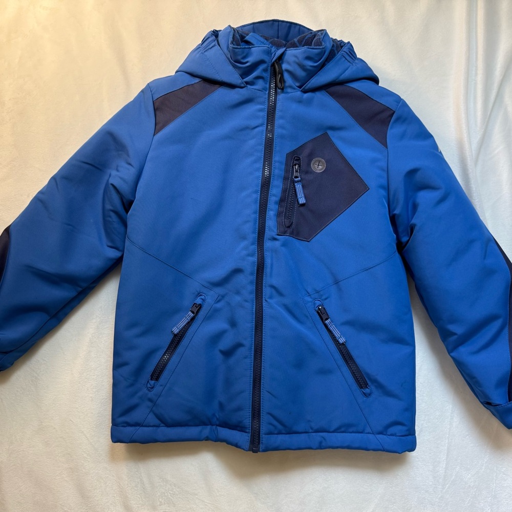 Athletech Kids Two-Tone Blue Snow Jacket size 8 medium